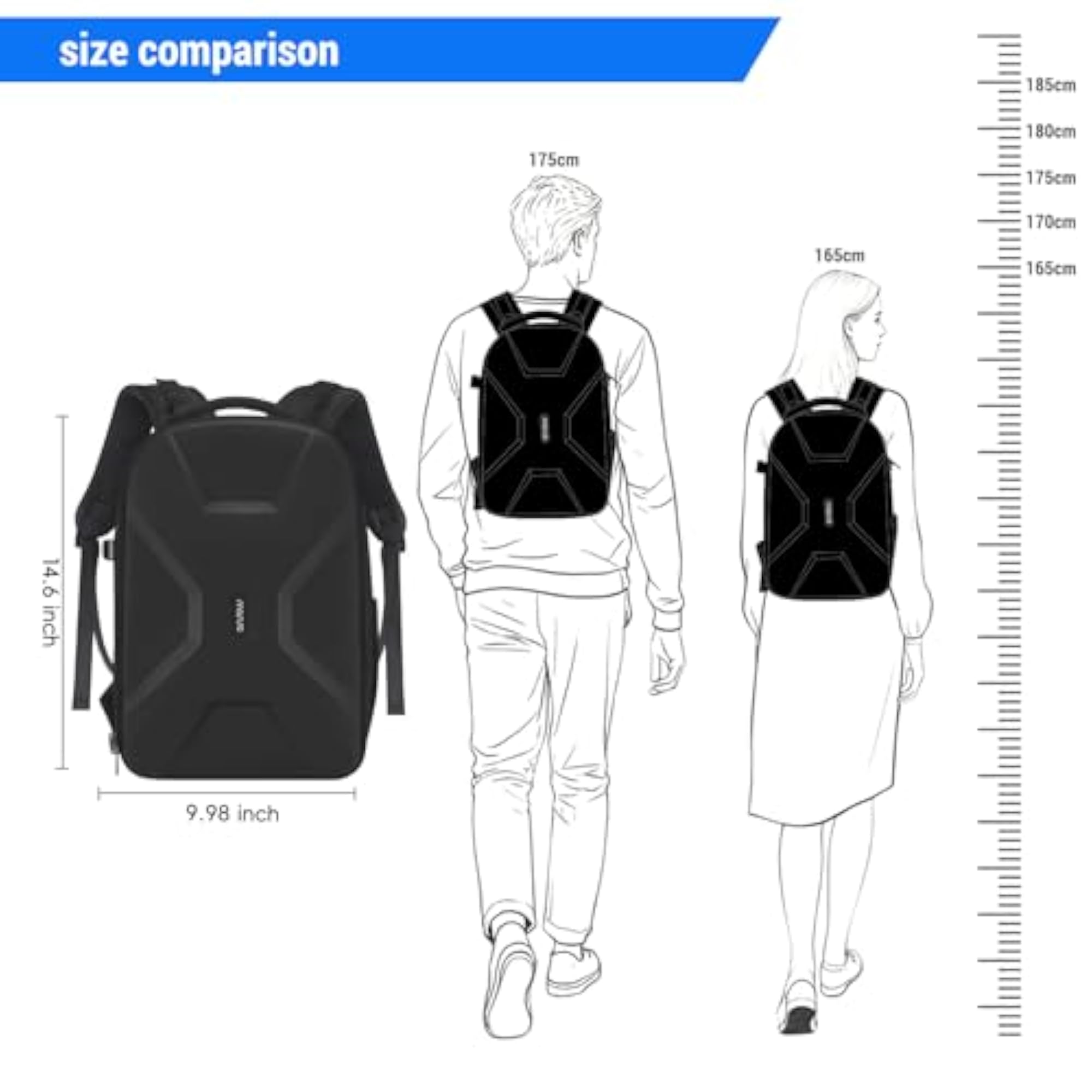 Waterproof DSLR Camera Backpack with Tripod Holder